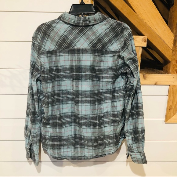 Carhartt Flannel Shirt Button Front Womens Large - Picture 5 of 6